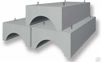 фото Блоки бетонных лотков ПЛ 100-50-23