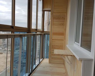 фото Отделка балкона