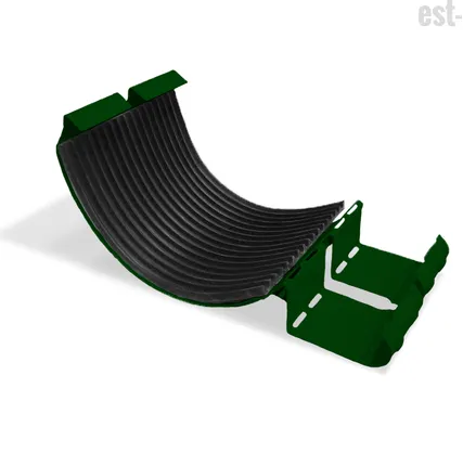 Фото №0 Соединитель желоба D125 | RAL 6005 Зелёный мох