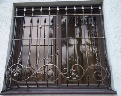 фото Решетка кованная объем