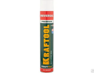 фото Пена монтажная Kraftool Kraftflex Premium Universal 750 мл для адаптера