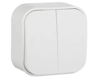 фото Выключатель 2-кл. ОП Quteo 10А IP20 10AX бел. Leg 782202