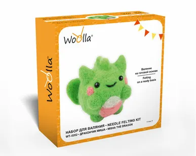 фото "Woolla" WT-0202 "Дракончик Миша" набор для валяния .