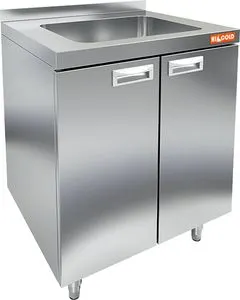 фото Стол пристенный HICOLD НБМСЗМ-6/7Б с ванной моечной