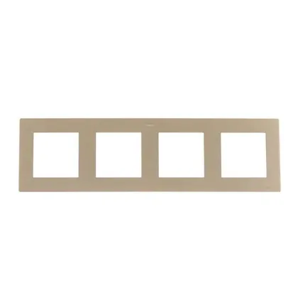 Фото №0 Рамка 4-м Simon24 шампань 2400640-034