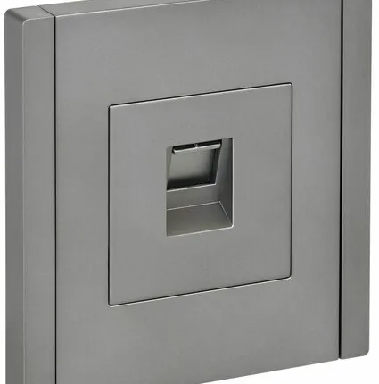 Фото №0 FORTE&PIANO Розетка компьютерная RJ45 кат.5E FP532 сталь IEK