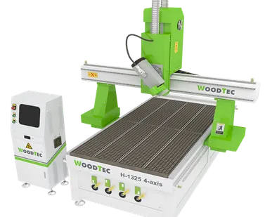 фото Фрезерно-гравировальный станок с ЧПУ WoodTec H 1325 4-axis