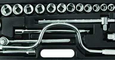 фото Набор инструмента (головки) 24 шт. 1/2" (135045) 8-22 мм.