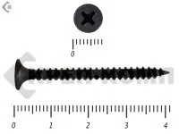 фото Саморез черный универсал 3,5х41 (8000шт)