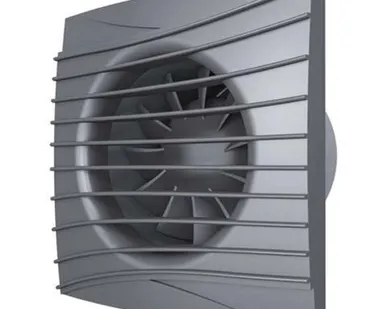 фото SILENT 5C dark gray metal вентилятор осевой вытяжной с обратным клапаном d125 DiCiTi