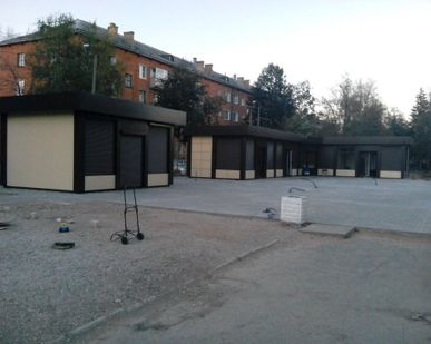 фото Павильоны торговые изготовление и монтаж