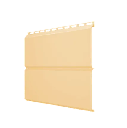 Фото №0 Сайдинг Кровля Сервис Экобрус Слоновая кость 0,45 мм Полиэстер