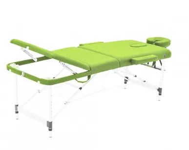 фото Стол массажный складной JFAL01A 3-х секционный, цвет фисташковый MedMos