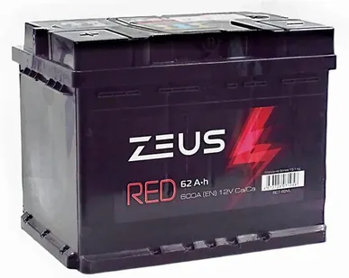 фото Аккумулятор ZEUS RED 62 Ач п.п.