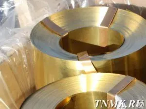 фото Лента латунная 1х80 Л63 ГОСТ 2208-2007