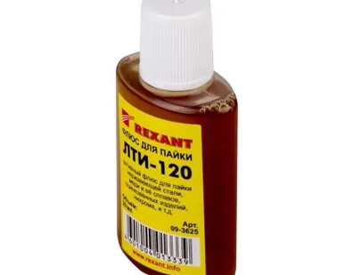 фото Флюс для пайки ЛТИ-120 30мл Rexant 09-3625