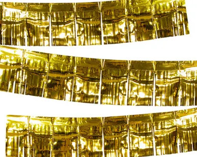 фото Занавес Дождик, Золото , 25 х 220 см