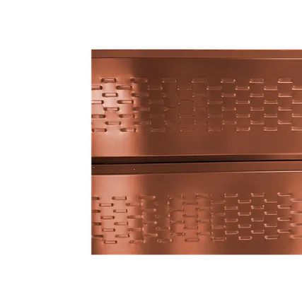 Фото №0 Сайдинг Кровля Сервис Экобрус софит Пламя 0,45 мм Полиэстер