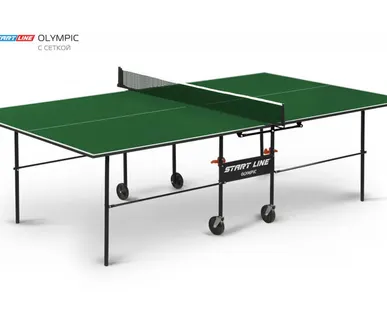 фото Стол теннисный START LINE OLYMPIC с сеткой зеленый