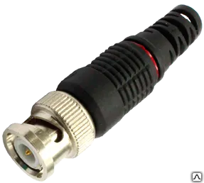 Фото №0 Разъем TS BNC штекер под винт, пластик