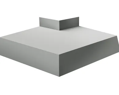 фото Угол отлива внешний 100 0,45 PE с пленкой RAL 7005 мышино-серый