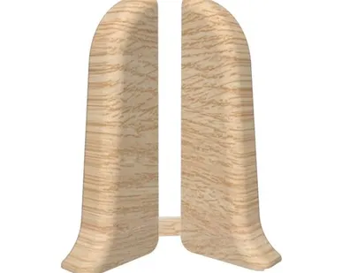 фото Заглушка для плинтуса правая, дуб беленый