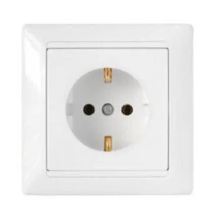 Фото №0 СВЕТОПРИБОР Розетка 1 мест. серия Стиль СУ з/к белая РС16-306 СВЕТОПРИБОР