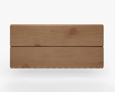 фото Сайдинг Металлический сайдинг «Евробрус» покрытие 3D сосна Россия, 0.45-0.5 мм