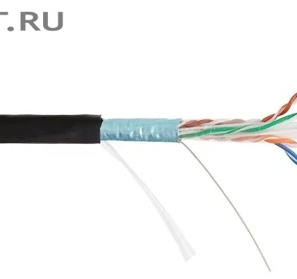 Фото №0 F/UTP 4pair, Cat6, Solid, Out, PE (4740B-BK), кабель «витая пара» (LAN) для структурированных систем связи: Кабель «витая пара» (LAN) для структурированных систем связи