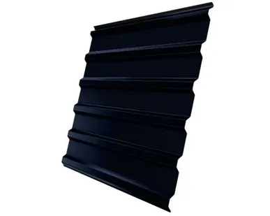 фото Профнастил С20R 0,5 Satin Мatt RAL 9005 черный