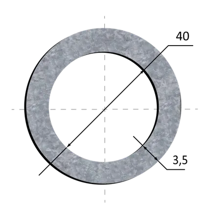 Фото №0 Труба оцинкованная Ду 40х3,5