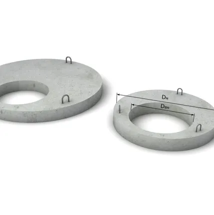 Фото №0 Плита перекрытия колодца ПП10-2 отв.80мм от края