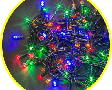 фото Гирлянда 61 822 NGF-S01-100RGBY-10-9.5m-230-C8-BL-IP44 Navigator 61822