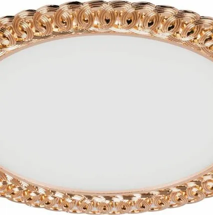 Фото №0 Светильник встраиваемый LED 6W 4000K AL9020 круг золото с подсветкой Feron