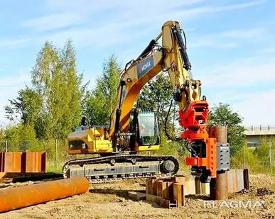 фото Ограждение котлована из Буронабивных Свай