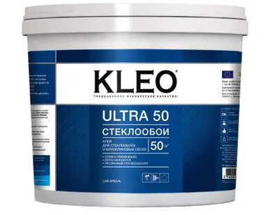фото Клей KLEO ULTRA 50 для стеклообоев готовый к применению, 10кг