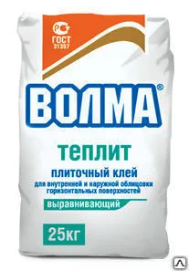 фото Клей Волма-Теплит для теплого пола вн/нар, цементный 25кг
