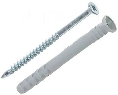 фото Дюбель с шурупом 6*60мм потайной борт