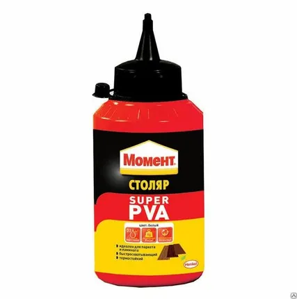 Фото №0 Клей ПВА D2 супер "МОМЕНТ СТОЛЯР" 750г (+5°C)