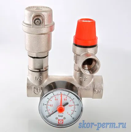 Фото №2 Группа безопасности котла VALTEC 1&quot; 3 бар