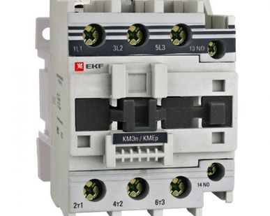 фото Контактор КМЭп малогабаритный 80А 110В DC 1NO 1NC EKF