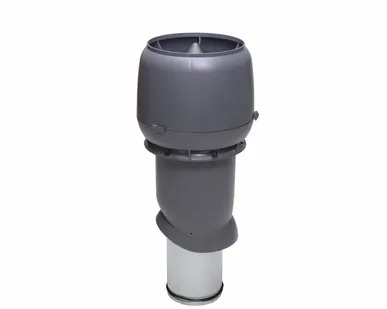 фото Вентиляционный выход Vilpe 160P/ИЗ/500, Темно-серый