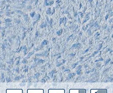 фото Жидкие обои Silk Plaster Victoria голубой 0.9 кг