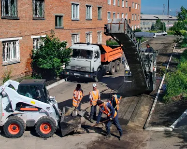 фото Асфальтирование территорий в Санкт-Петербурге