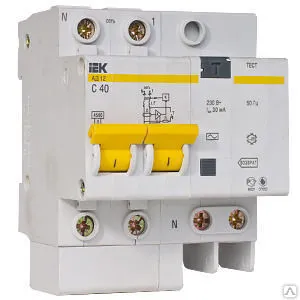 Фото №0 Автомат диф. АД 12 2п 10А, 16А, 20А, 25А, 32А, 40А, 50А, 63А