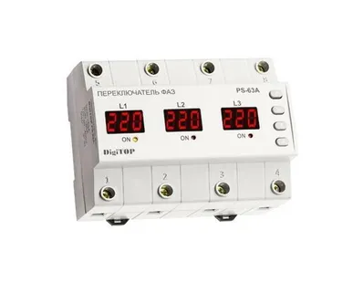 фото Переключатель фаз PS-63A DigiTOP