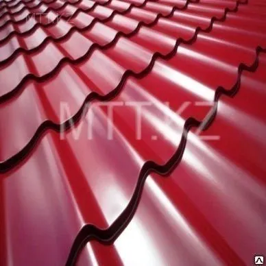 Фото №0 Металлочерепица 0.55мм Монтеррей Макси Супермонтеррей любой цвет