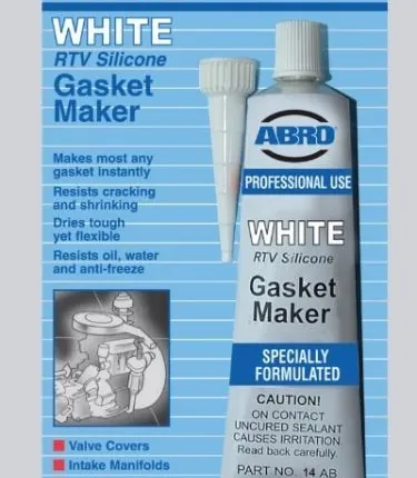 Фото №0 Герметик прокладок стандартный белыйABRO (14AB-R)