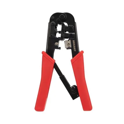 Фото №4 Инструмент для обжима джек. тел. 8P-8C 6P-4C Rexant 12-3432