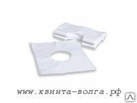 фото Салфетки 30х40см с отверстием Спанллейс плотность 40г/см3 (1уп-50шт)